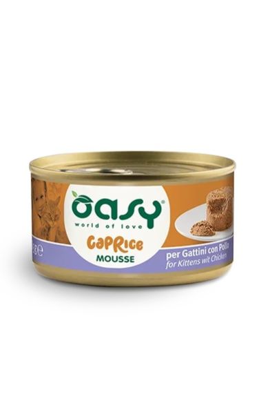 Oasy CAPRICE • Mousse per Gattini con Pollo 85 gr