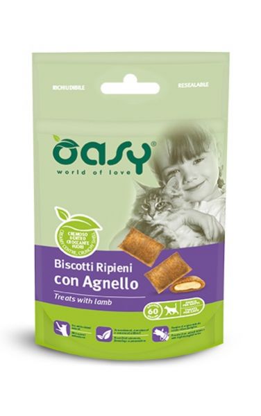Oasy SNACK • Biscotti Ripieni con Agnello