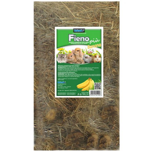 Animalin Fieno Più Essicato Naturalmente Banana 500g