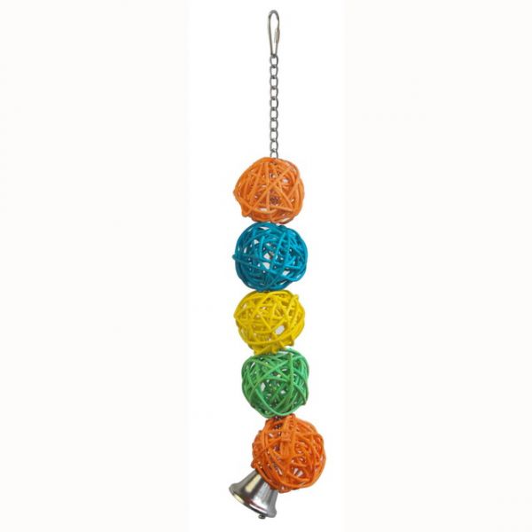 Animalin Gioco Bird in Rattan con Campanella