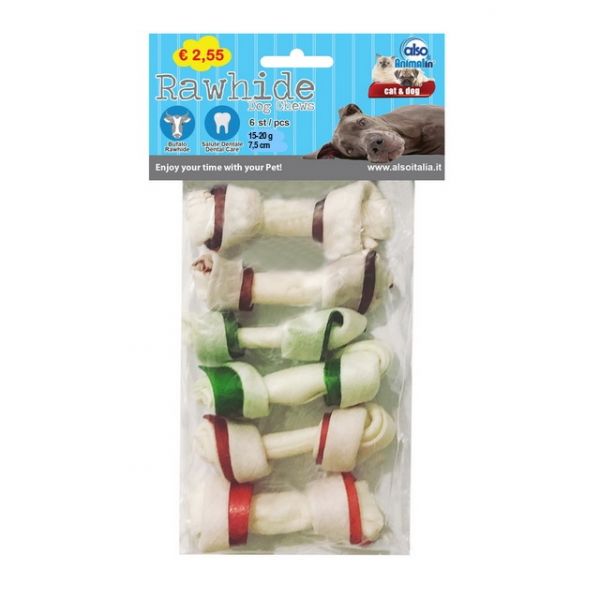 Animalin Osso Annodato Mix Flavour 7,5cm
