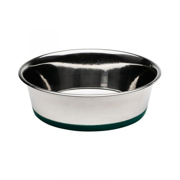 AqpetFriends Ciotola In Acciaio Inox Con Base In Silicone Colorata 24cm
