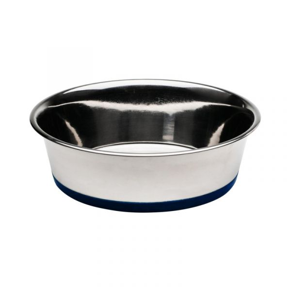 AqpetFriends Ciotola In Acciaio Inox Con Base In Silicone Colorata 24cm