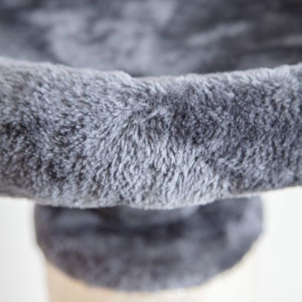 AqpetFriends Dublin Tiragraffi Rivestito In Peluche e Sisal Per Gatti 58cm Grigio