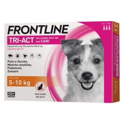 Frontline Cane Tri-Act Spot-On 3 Pipette 5-10 kg 