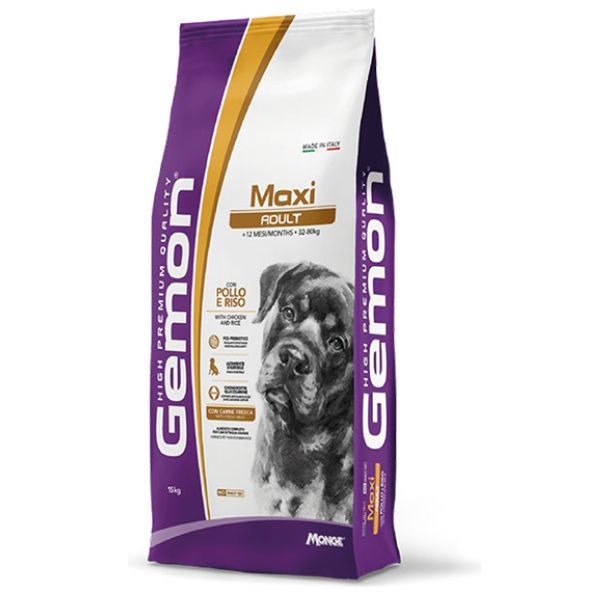 Gemon Maxi Adult con Pollo e Riso 15 kg