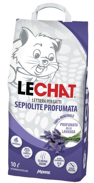 LeChat Lettiera Sepiolite Profumata 10 lt