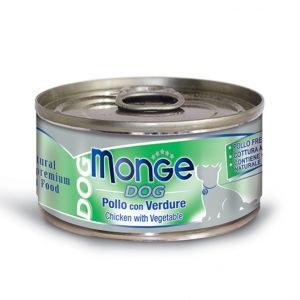 Monge DOG NATURAL  Pollo con Verdure 95 gr
