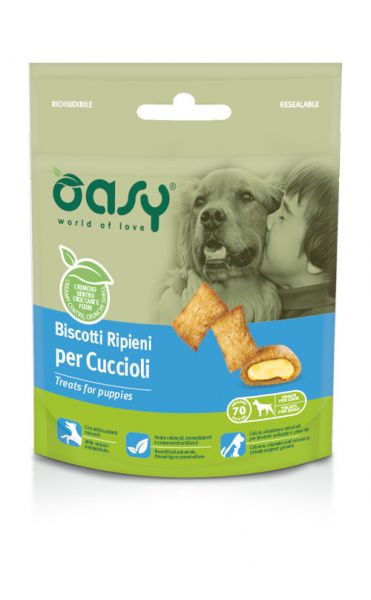 Oasy Cane Cucciolo Biscotti Ripieni 70g