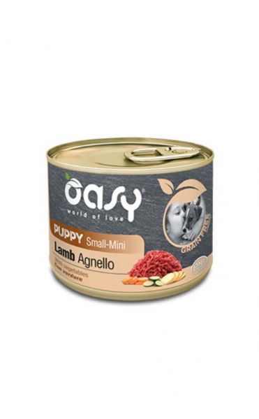 Oasy Grain Free Umido Cane Puppy Small/Mini Agnello 200g