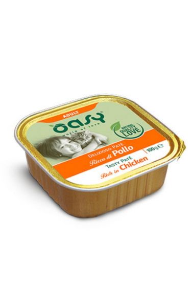 Oasy Delizioso Paté Umido Gatto Adulto Pollo 100g