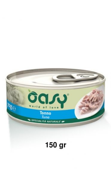 Oasy Specialità Naturale Umido Gatto Lattina Tonno 150g