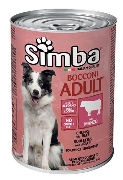 Simba Bocconi con Manzo 1230 gr