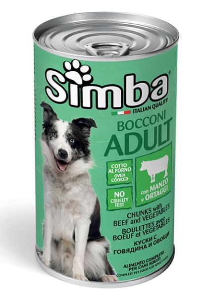 Simba Bocconi con Manzo e Ortaggi 1230 gr