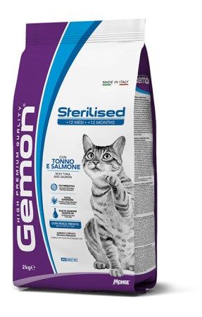 Gemon Sterilised con Tonno e Salmone 7 kg
