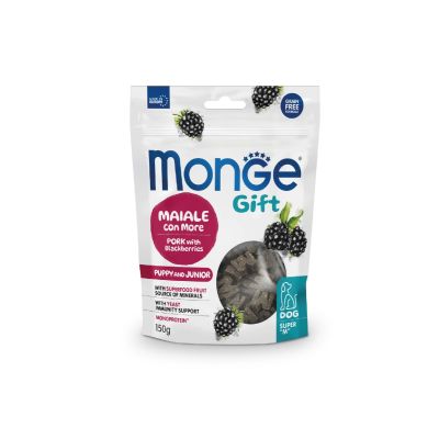 Monge Gift Dog Super “M” – Accrescimento – Maiale con More – Puppy and Junior