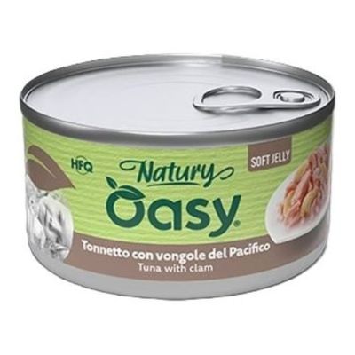 Oasy NATURY • Tonnetto con vongole del pacifico 85 gr