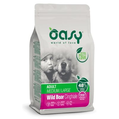 Oasy ONE ANIMAL PROTEIN • Adult Medium/Large Cinghiale