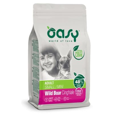 Oasy One Protein Secco Cane Adulto Small/Mini Cinghiale 2,5kg