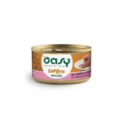 Oasy CAPRICE • Mousse per Gattini con Salmone 85 gr