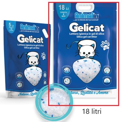 Animalin LETTIERA PER GATTI SILICIO GELICAT 18 Lt