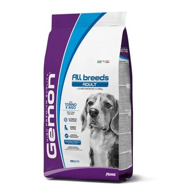 Gemon All Breeds Adult con Tonno e Riso 15 kg