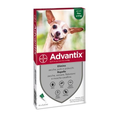 Bayer Cane Advantix 4 Pipette 0-4 kg