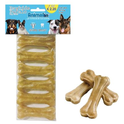 Animalin Osso Bufalo Pressato 5 cm 6 pezzi