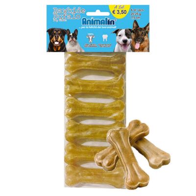 Animalin Osso Bufalo Pressato 7,5 cm 6 pezzi