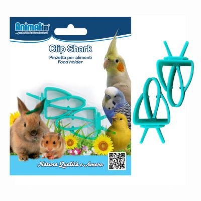 Animalin Clip Shark Pinzetta per Alimenti 2 PZ
