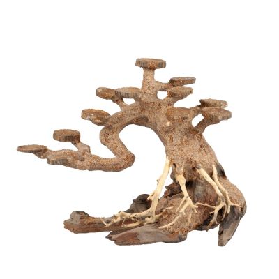 Aqpet Zen Bonsai Tree Legno Naturale Per Arredo In Acquario Small: 23X17X12 cm
