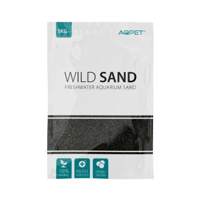 AQPet Wild Sand Black Ink Sabbia Acquario 5kg