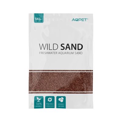 AQPet Wild Sand Red Zafiro Sabbia Acquario 5kg