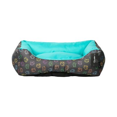 AqpetFriends Cushy Street cuccia in tessuto super imbottita Puppies 90x75x22h