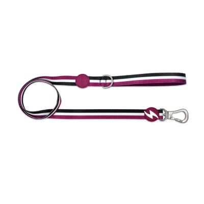 Dashi Leash Guinzagli per cane modello STRIPES Purple e Black small