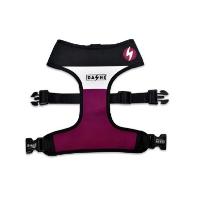 Dashi Neo Mesh Pettorina per cane modello STRIPES Purple e Black small