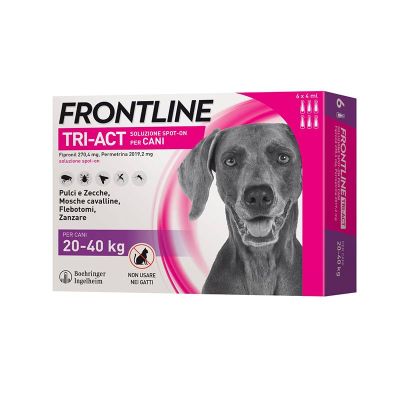 Frontline Cane Tri-Act Spot-On 20-40 kg 6 pipette
