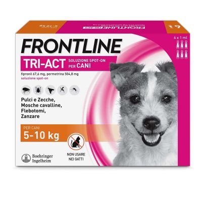 Frontline Cane Tri-Act Spot-On 5-10 kg 6 pipette