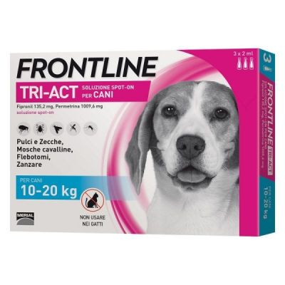 Frontline Cane Tri-Act Spot-On 3 Pipette 10-20 kg 