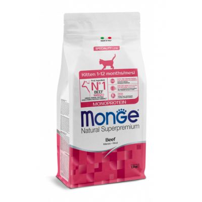 Monge  Kitten Monoprotein – Manzo 1,5 kg