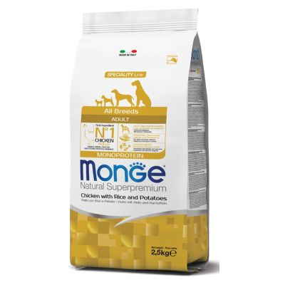 Monge All Breeds Adult con Pollo Riso e Patate 12kg