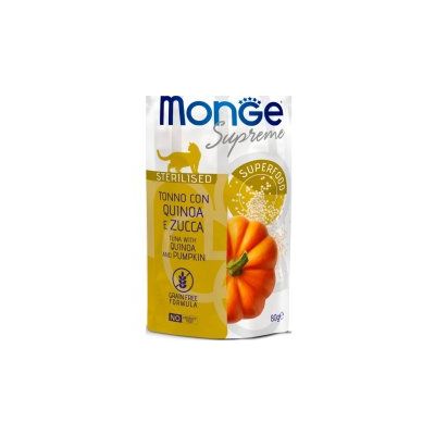 MONGE SUPREME STERILISED TONNO QUINOA E ZUCCA 80 GR BUSTINA