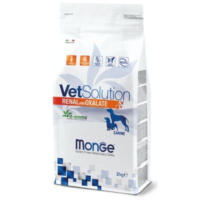 Monge VetSolution Cane Adulto Renal&Oxalate 2kg 