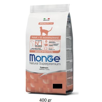 Monge Natural Superpremium Adult Monoprotein – Salmone 400gr