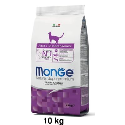Monge Natural Superpremium Gatto Adulto Pollo 10kg