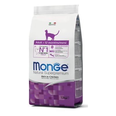 Monge Natural Superpremium Gatto Adulto Pollo 1,5kg