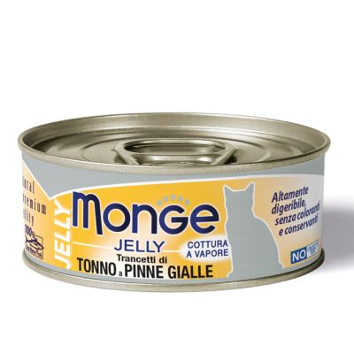 Monge Jelly Gatto Adulto Tonno a Pinne Gialle 80g