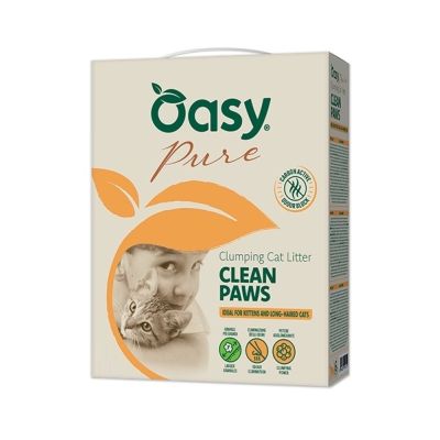 Oasy Lettiera Minerale Pure - CLEAN PAWS 10 Lt