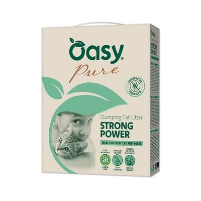 Oasy Lettiera Minerale Pure - STRONG POWER 10 Lt