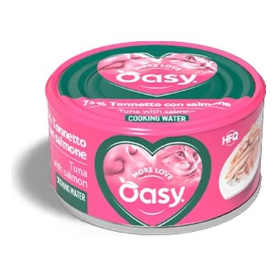 Oasy MORE LOVE • Tonnetto con Salmone 70 gr